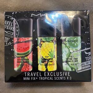 MAC Cosmetics Mini Fix+ Tropical Scents Setting Spray Trio